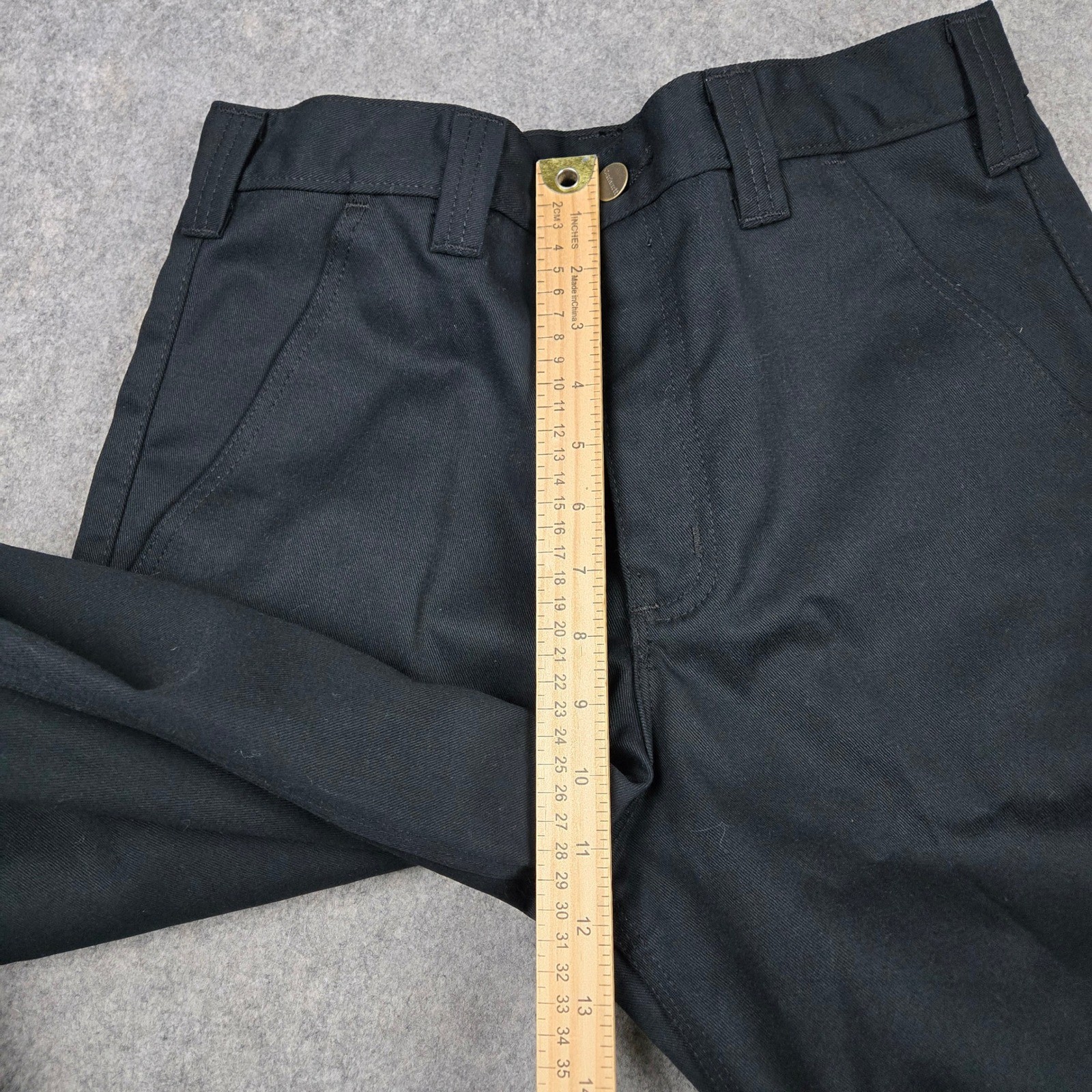 Carhartt Twill Work Pants Mens 30x34 Black Outdoors Utility Workwear B290 NEW