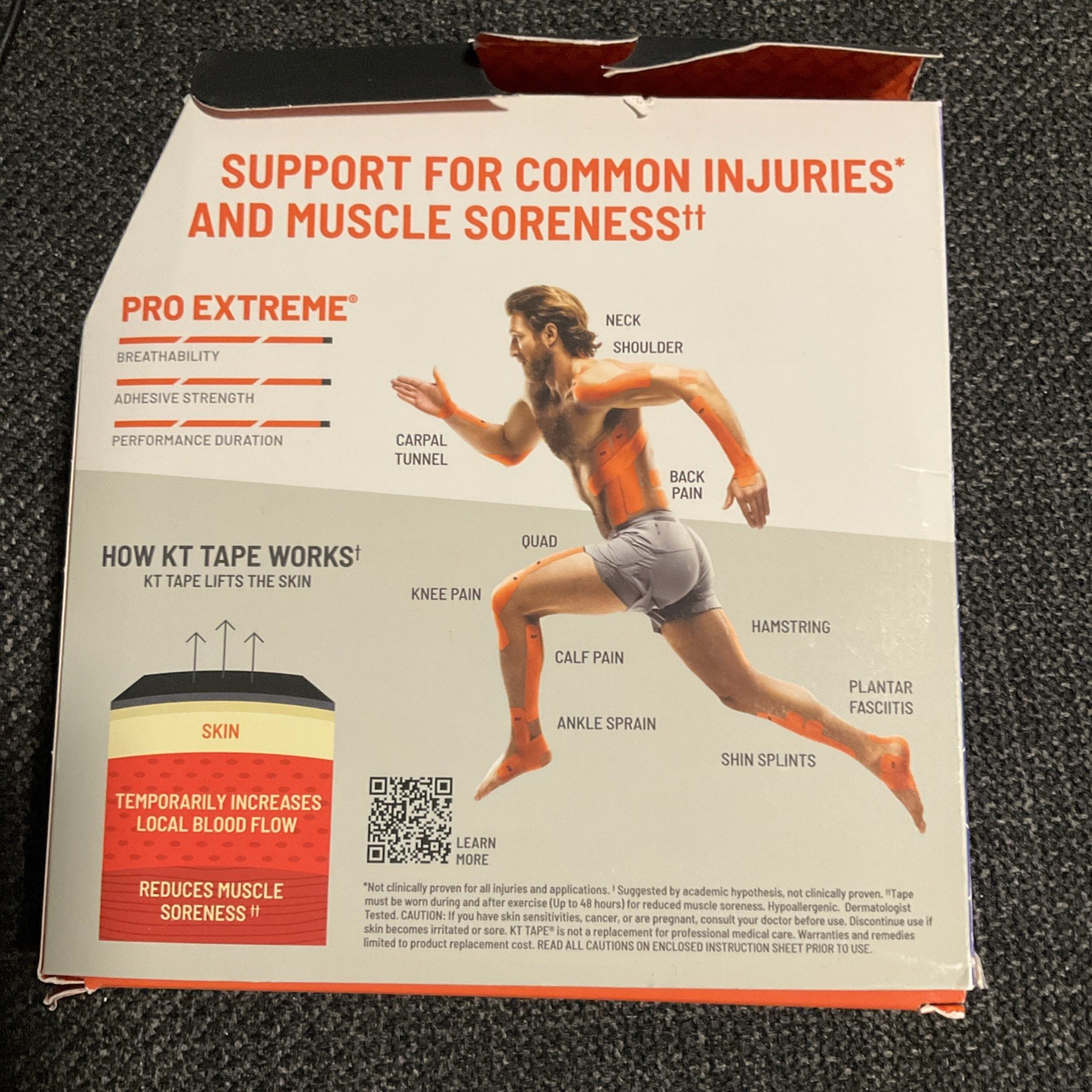 KT Tape Pro Extreme Epic 150 Strip 10" Precut jumbo KT BRANDED TAPE New