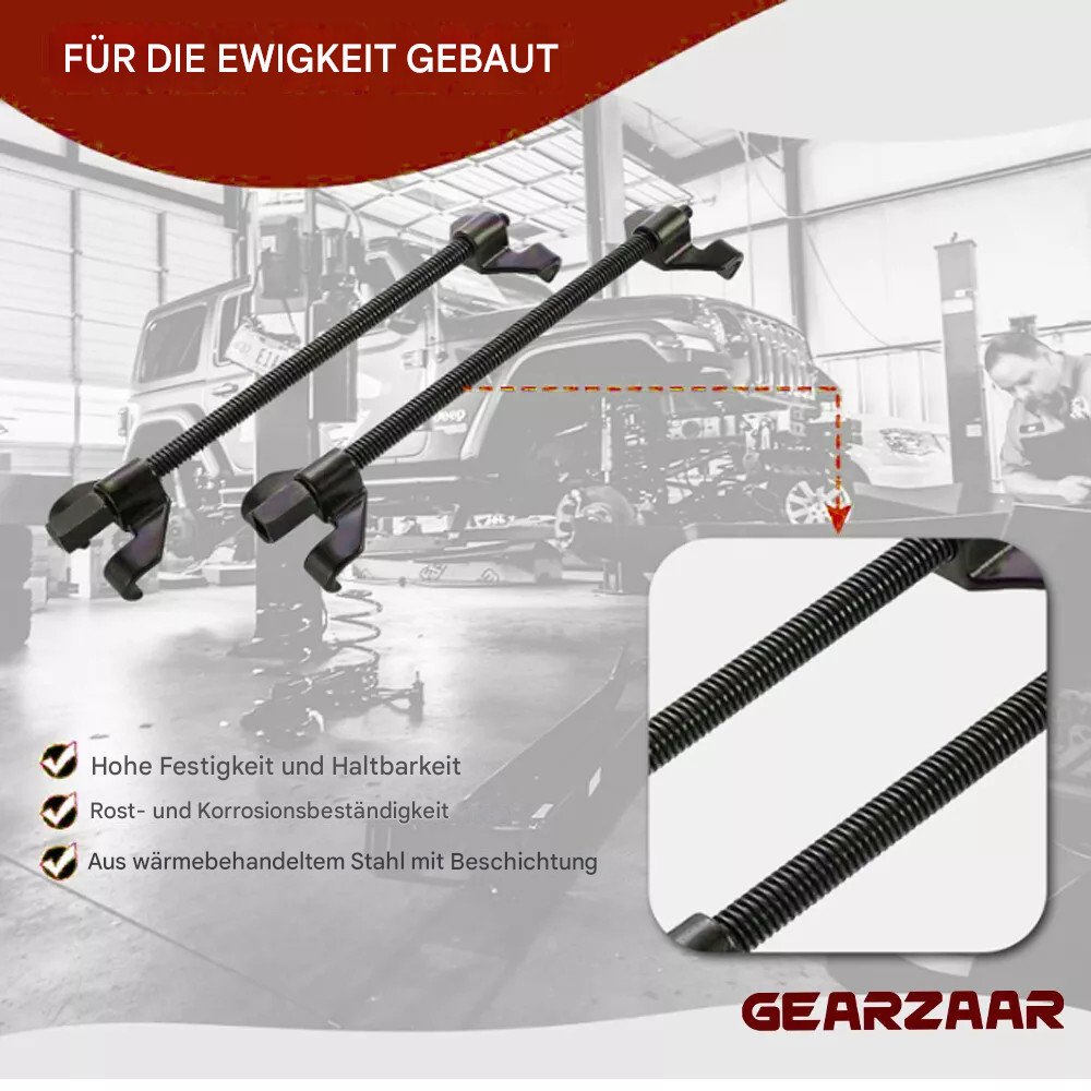 380mm spring compressor set strut tensioning tool tuning lowering 2pcs car