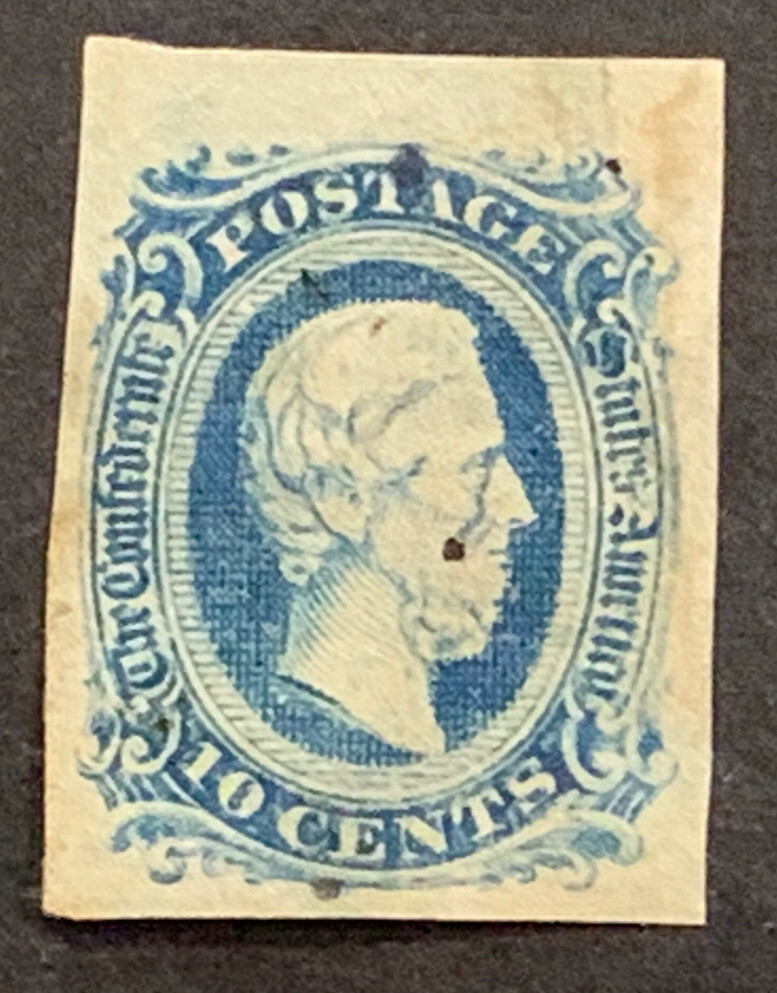 Travelstamps: US Stamps CONFEDERATE CSA SCOTT #11 Used NG
