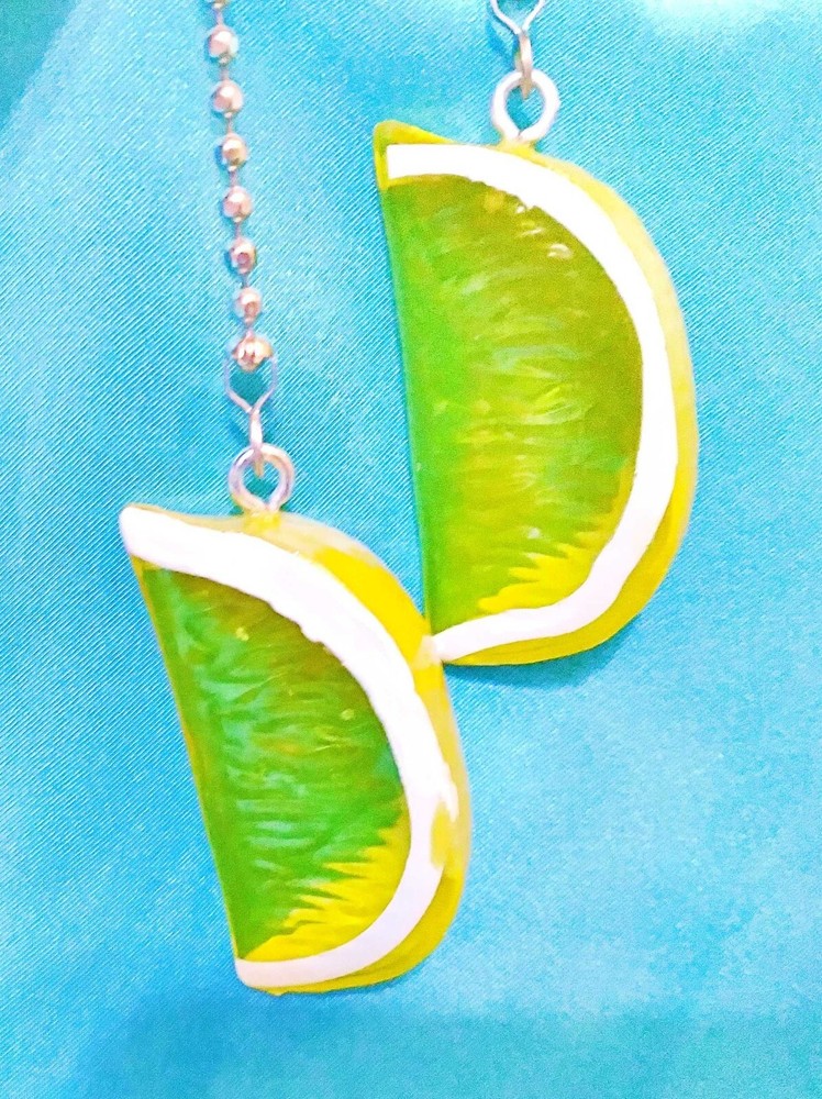 Set of Two ~ Lemon Slices ~ Ceiling Fan Pull Chains