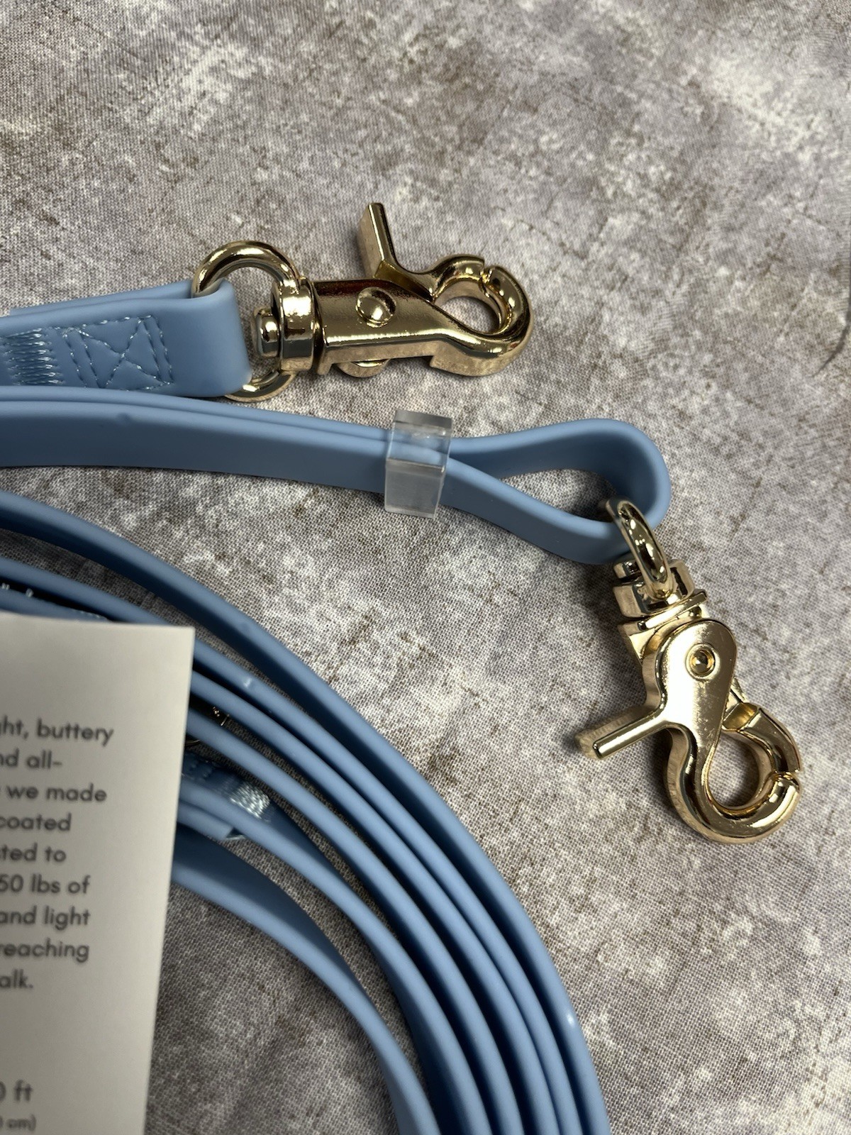 Sunny Tails CLOUD Dog Leash~4 in 1 Hands Free Leash / 8.5 ft/ Long / blue