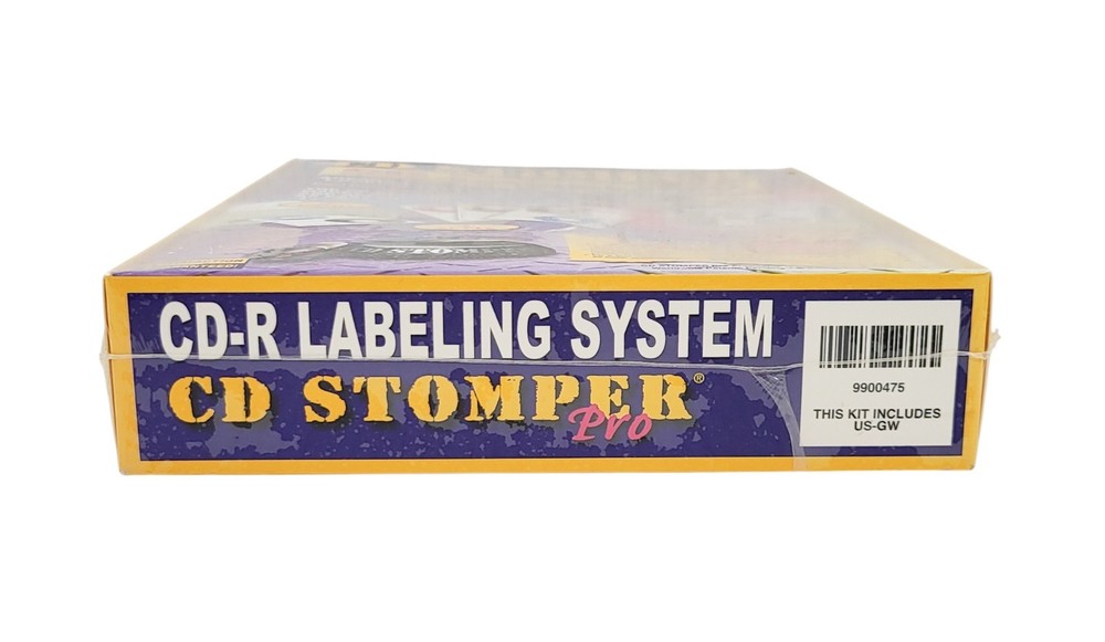 CD Stomper Pro CD Label System Design Applicator Kit PC Mac Software+Starter kit