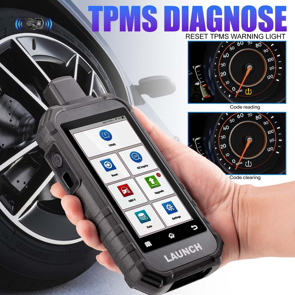 LAUNCH Creader TPMS 5011 V2 TPMS Tire Sensor Relearn/Reset/Activate Programming