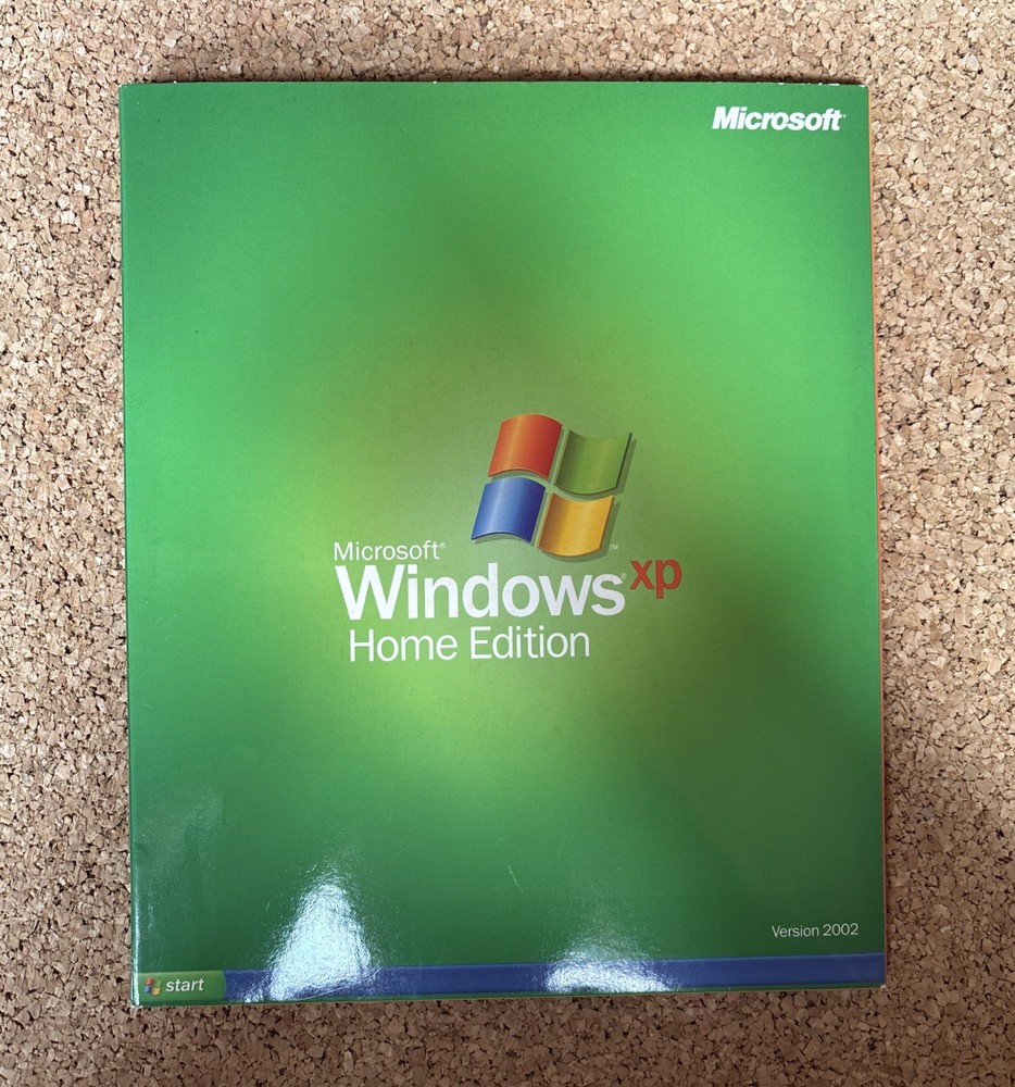 Microsoft Windows XP Home Edition Upgrade Version 2002 w Key USED