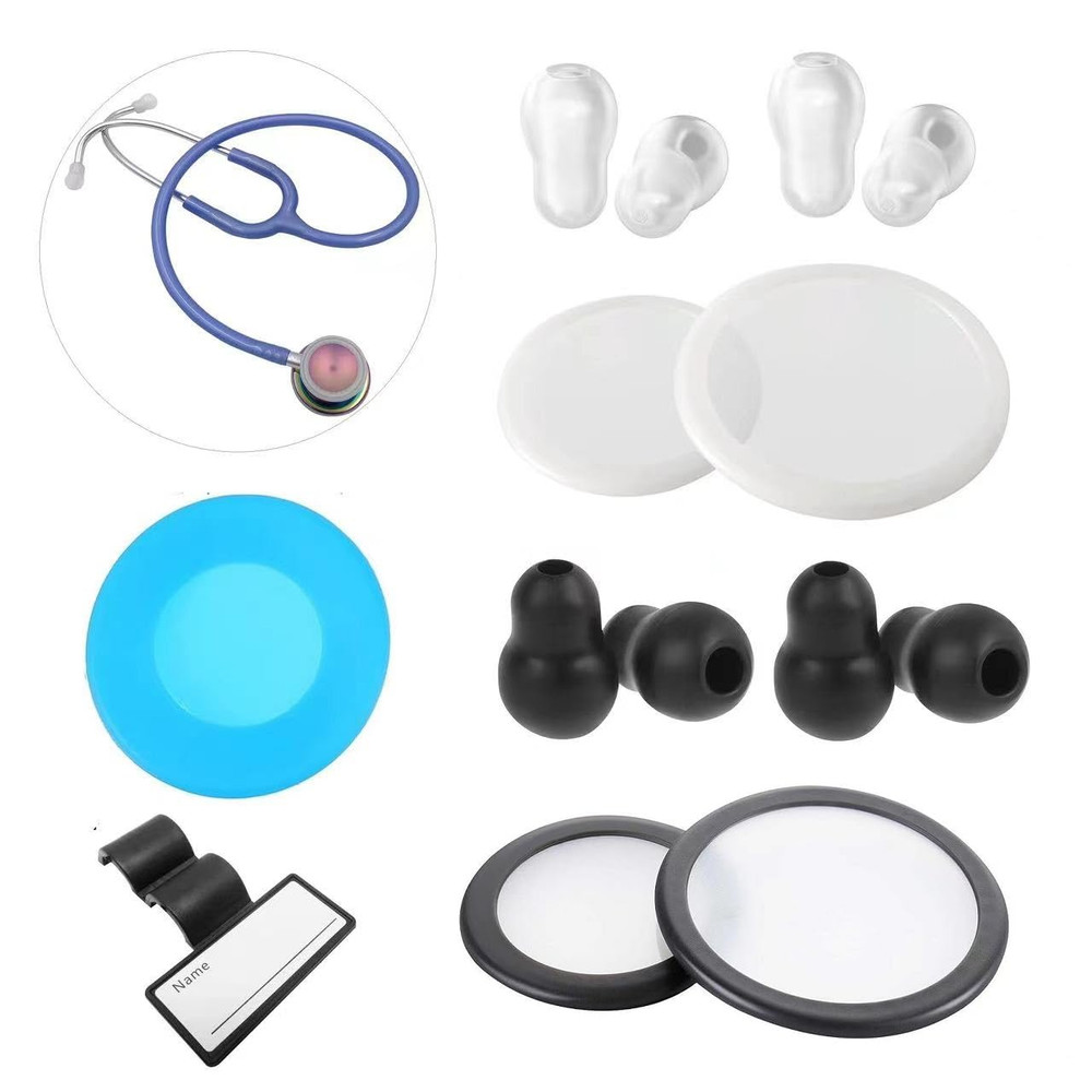 14Pcs Littmann Stethoscope Accessories Replacement Parts, 4 Pairs Soft Stethosco