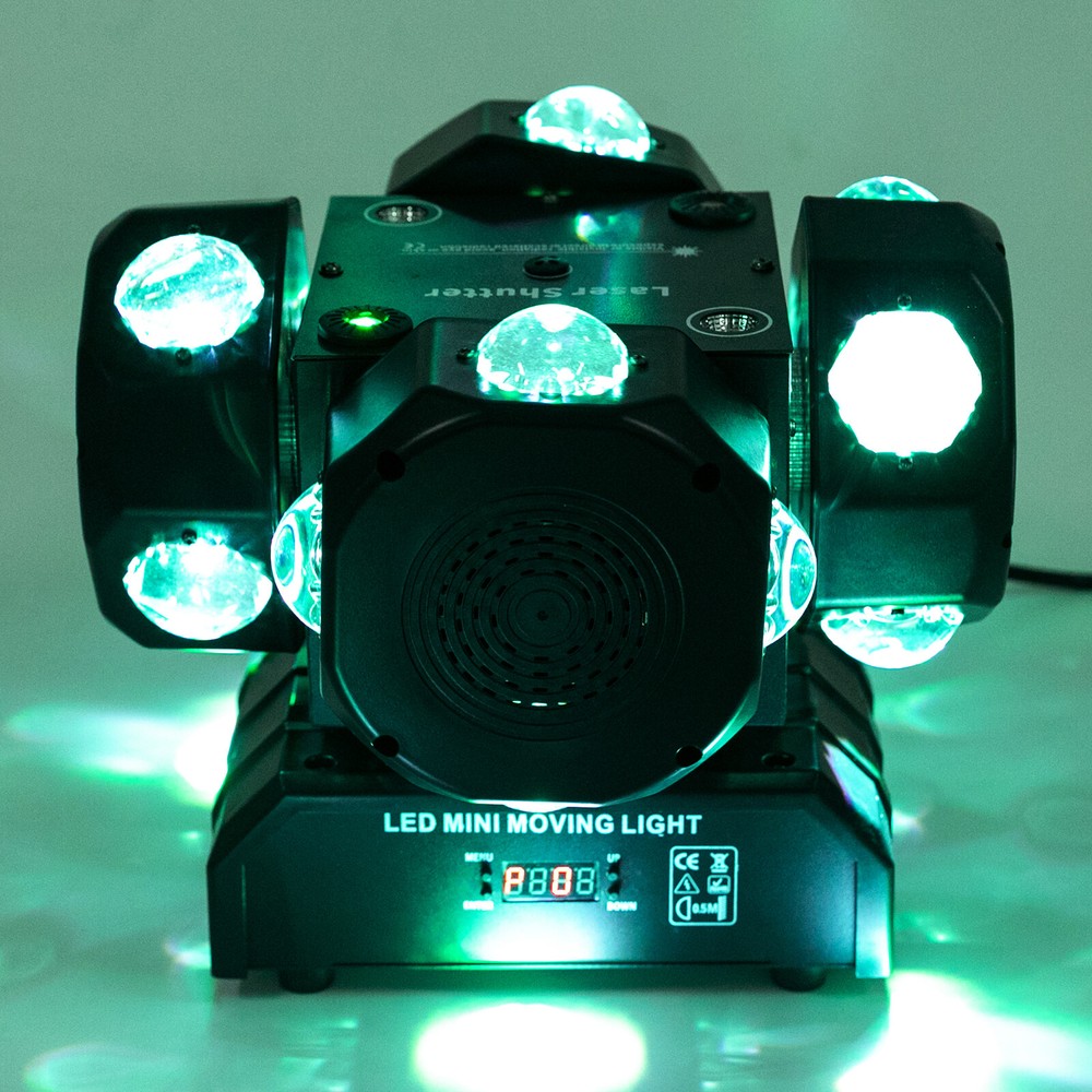 DJ DMX 512 Light Rotating Strobe Light Stage Lighting Effects Party Lamp 200W
