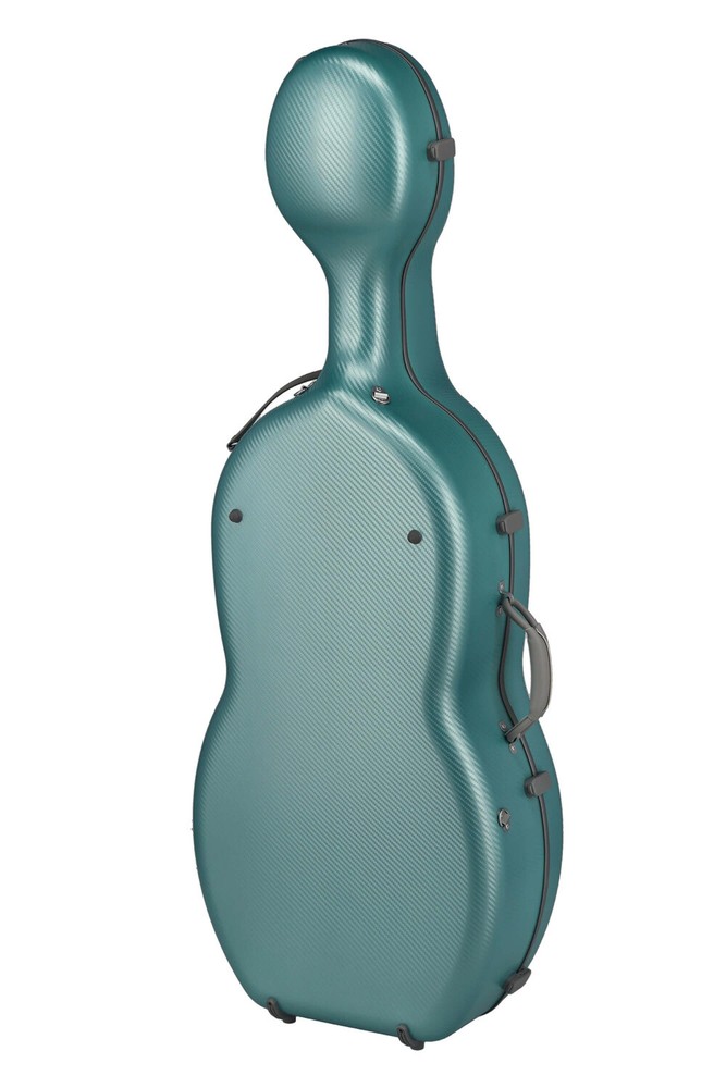 GEWApure cello case polycarbonate, model FUN, green-grey