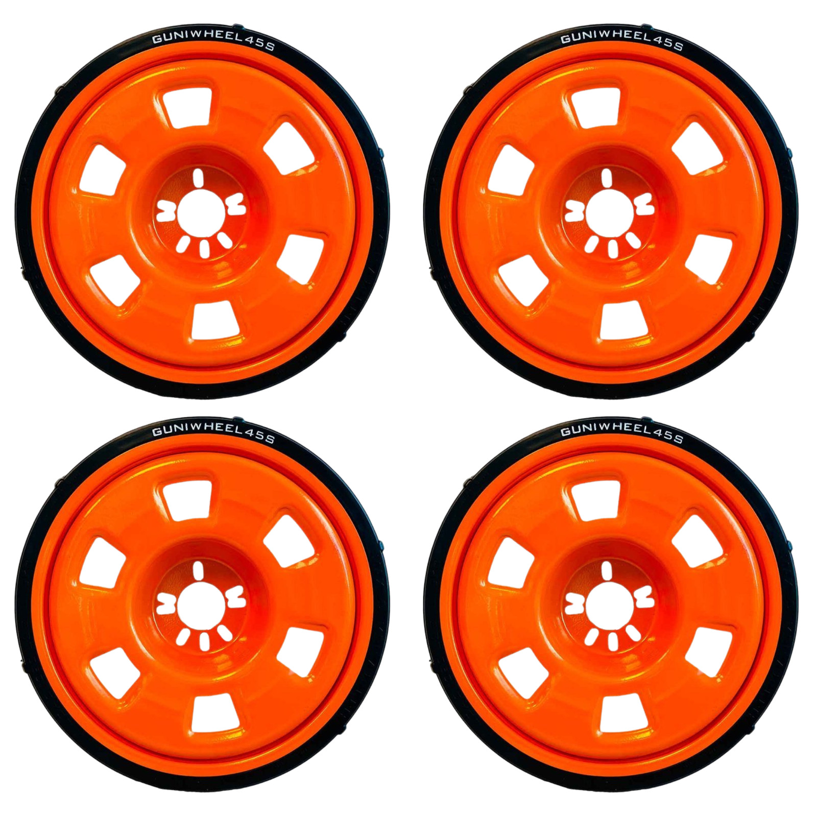 GUNIWHEEL 45S 4/5 Lug Universal Vehicle Mounting System Roller Shop Wheel