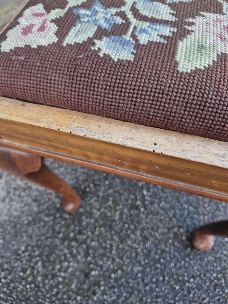 Georgian Needlepoint Stool