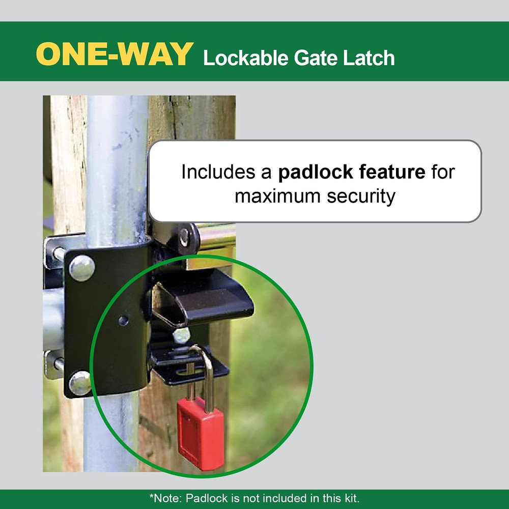 Power-Latch 1 Way Gate Latch