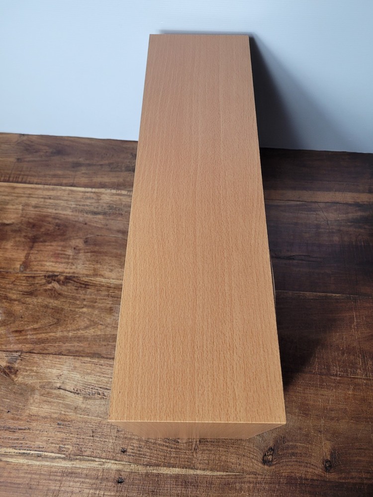 CD STORAGE BOX, 60 CD HOLDER, TIMBER AND PLASTIC CONSTRUCT