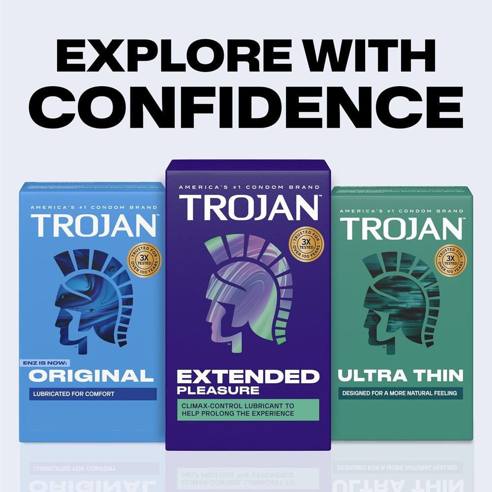 Extended Pleasure Condoms, Condoms, 12 Count