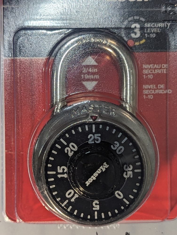 Master Lock Combination Padlock 1500D