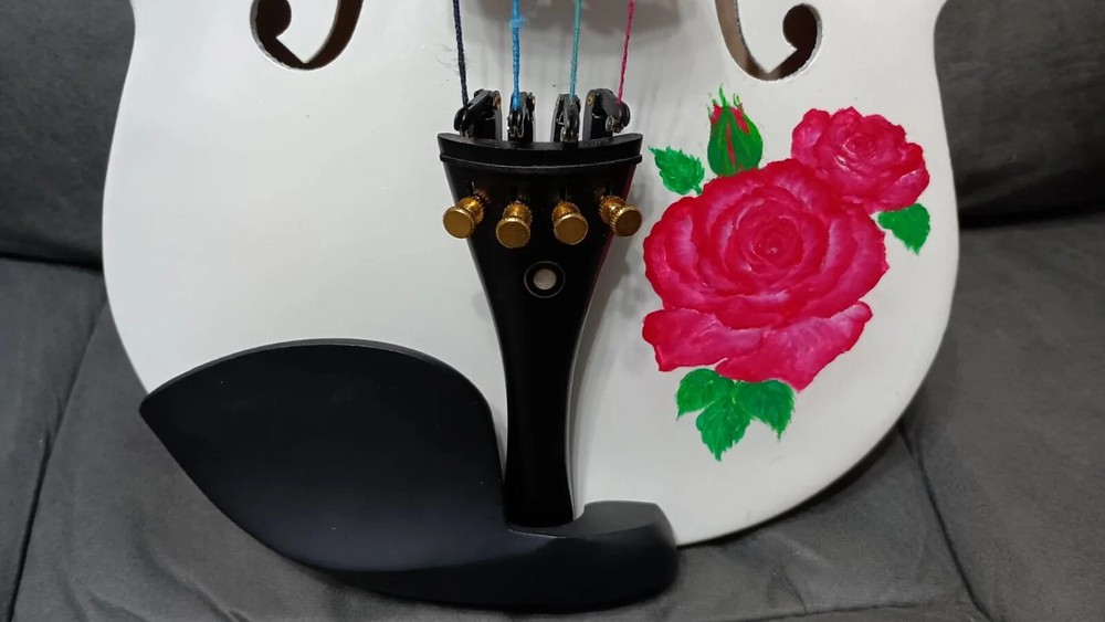 PEACOCK HAND-PAINTED SOLID SPRUCE TOP MAPLE BACK/SIDES VIOLIN 4/4