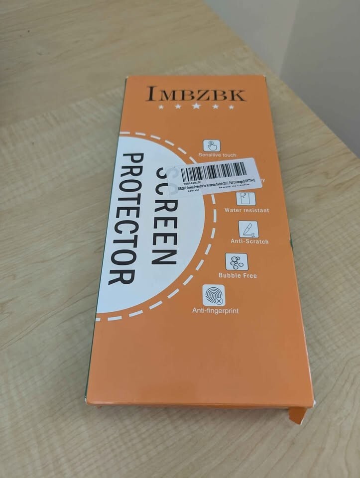 4 Pack Screen Protector for Nintendo Switch 2017 with 2 Pack Controller Cover