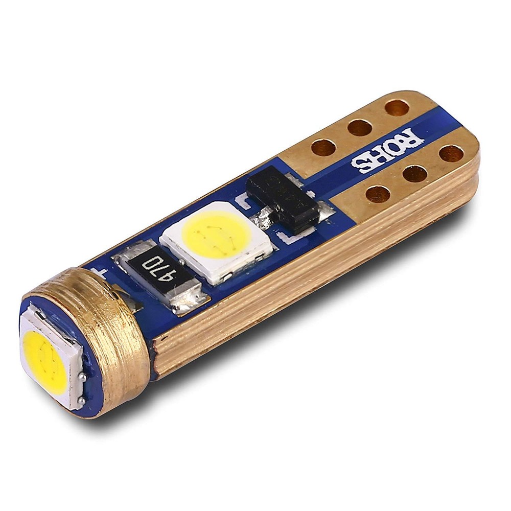 Alla Lighting 6000K LED T5 PC37 Instrument Panel Light Bulb Indicator Lamp White