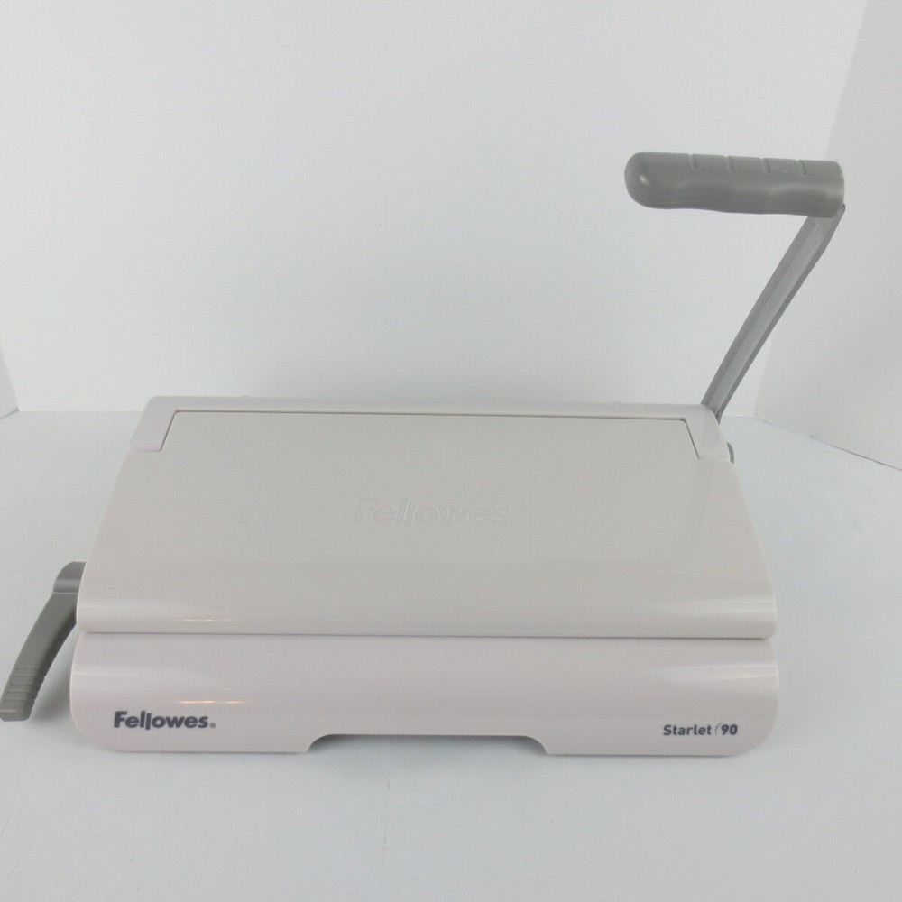 Fellowes Starlet 90 Personal Comb Binding Machine w Plastic Combs Included