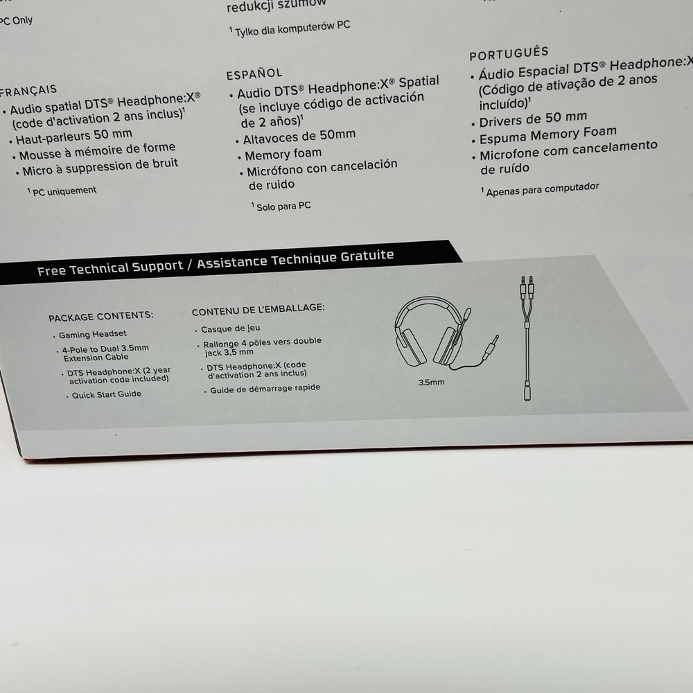 HyperX Cloud Stinger 2 Wired PC Headset (Black)