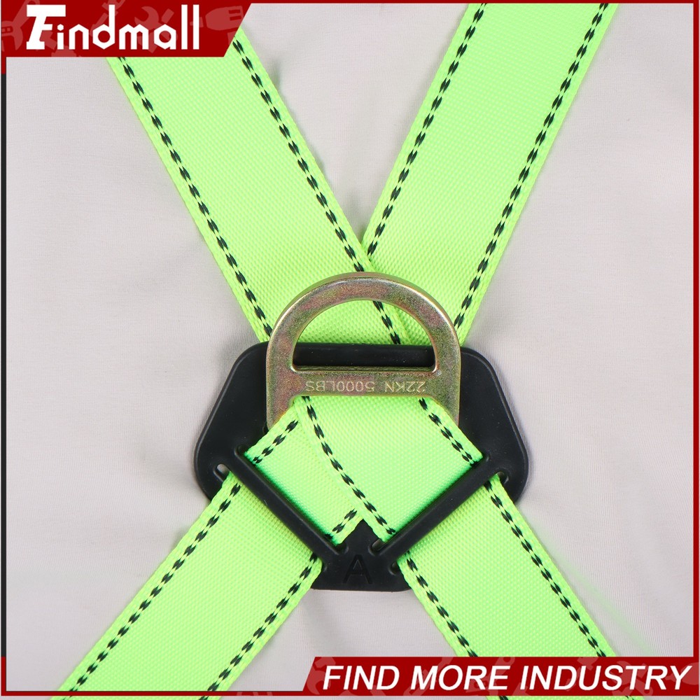 Findmall Safety Harness 5Points 1D Ring Fall Protection Full Body 100% Polyester