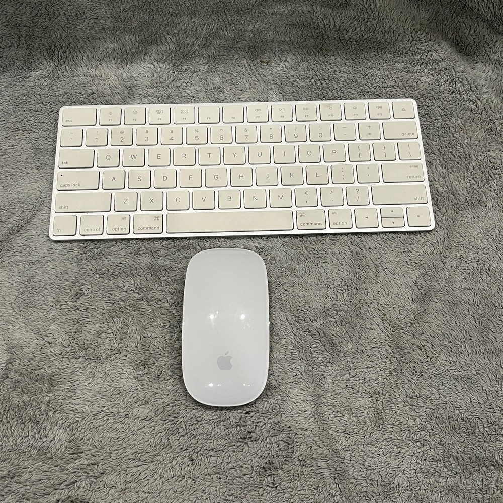 Apple A1644/A1657 Magic Keyboard 2 & Magic Mouse 2 Wireless Bluetooth Mac TESTED