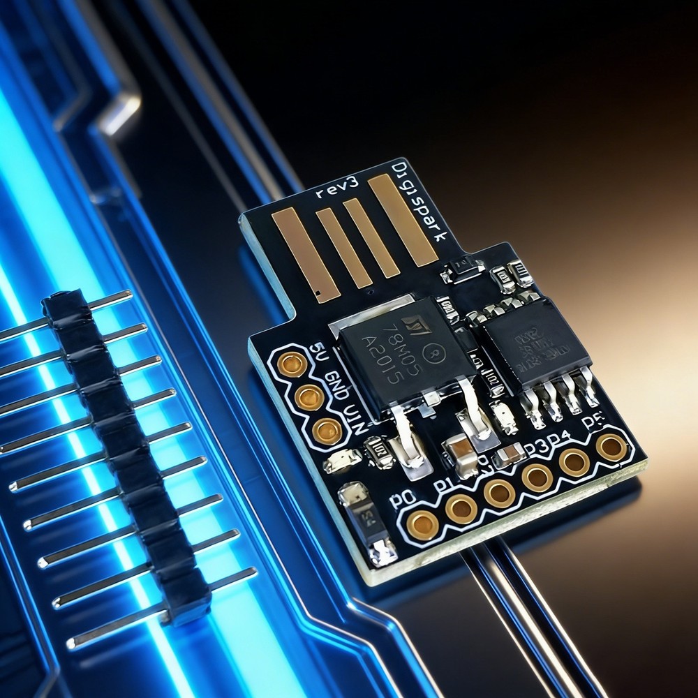 Black For ATTINY85 Development Board with For MINI USB and Onboard Status LED