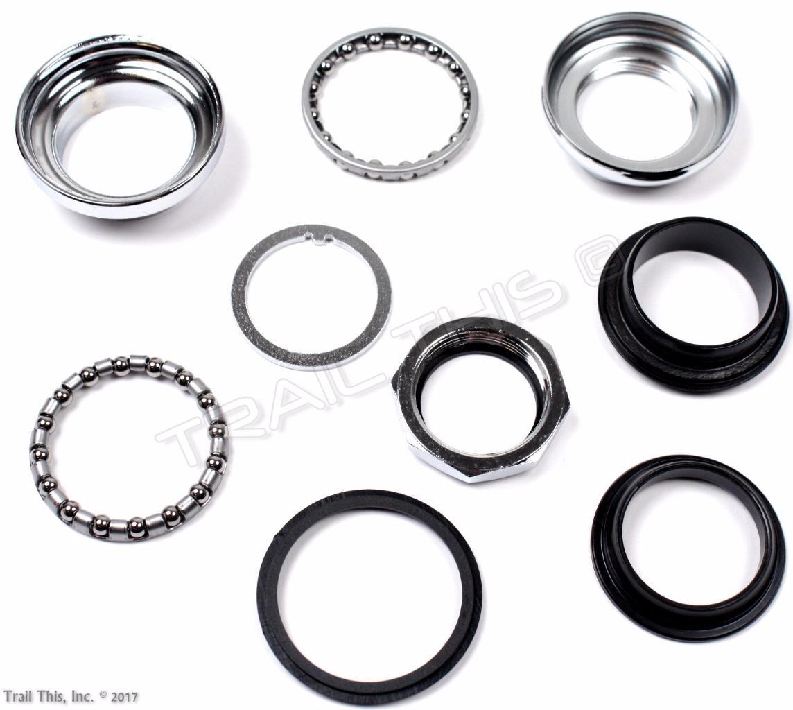 Tange Seiki Passage 1" 1-inch Threaded 26.4mm Chrome Traditional Bicycle Headset