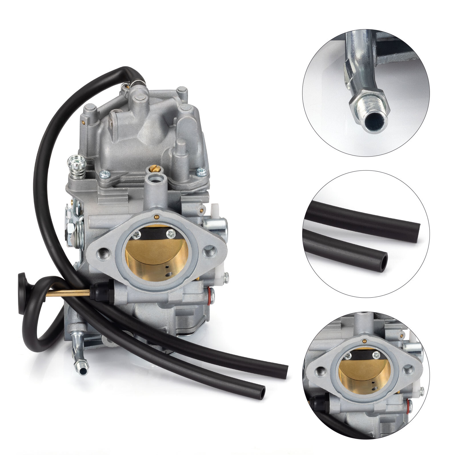 Carburetor & Intake Boot Joint & Air Box Cleaner Joint For Yamaha Warrior 350