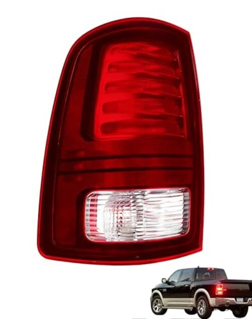 LED Tail Light Compatible with Ram 1500 2013-2018 Ram 2500 Left Driver Side