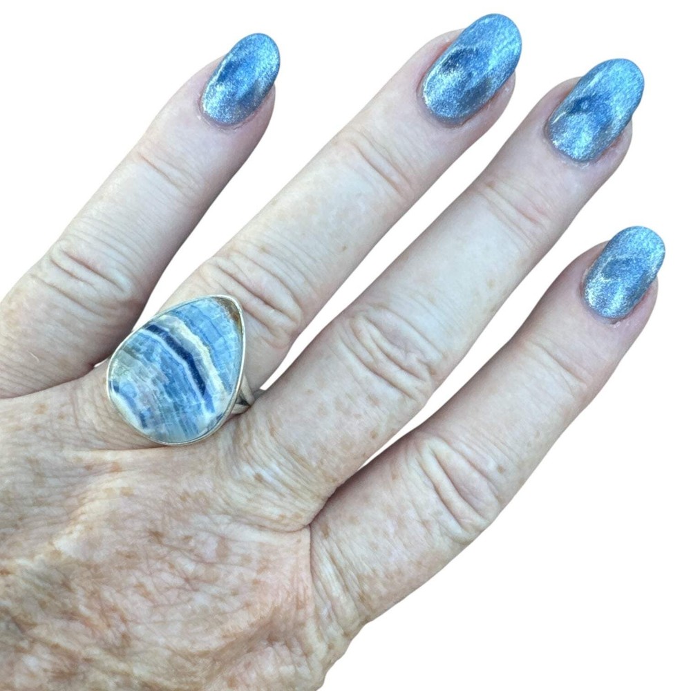 Scheelite Solid 925 Sterling Silver Ring 7.5