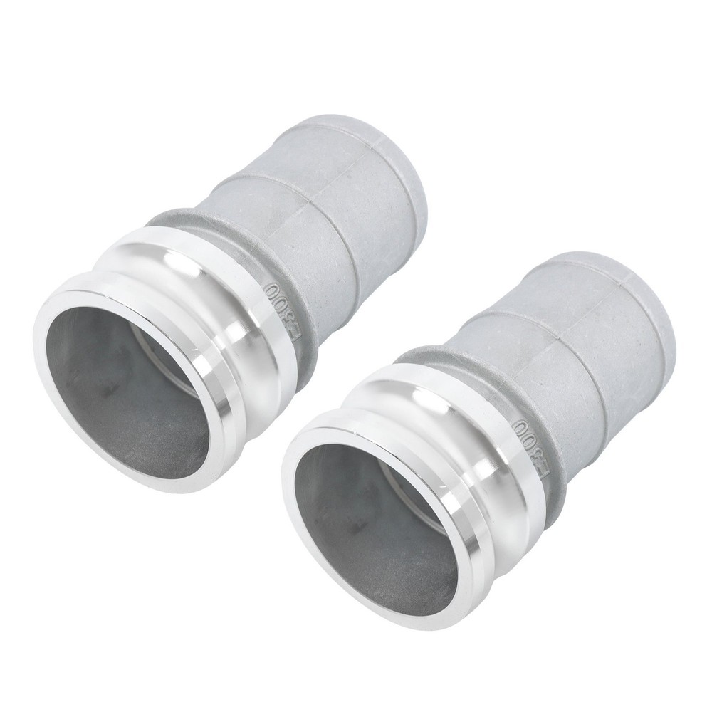 2 Pack Aluminum 3" Camlock Adapter Type E Lightweight Hose Connector