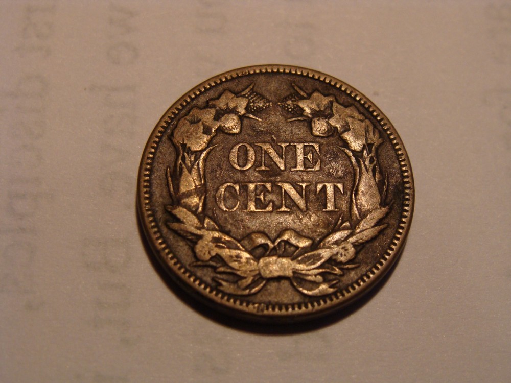 1857 1C Flying Eagle Cent - Choice VF+