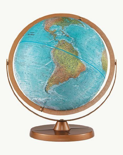 Replogle Atlantis Desktop Globe, Blue 12"