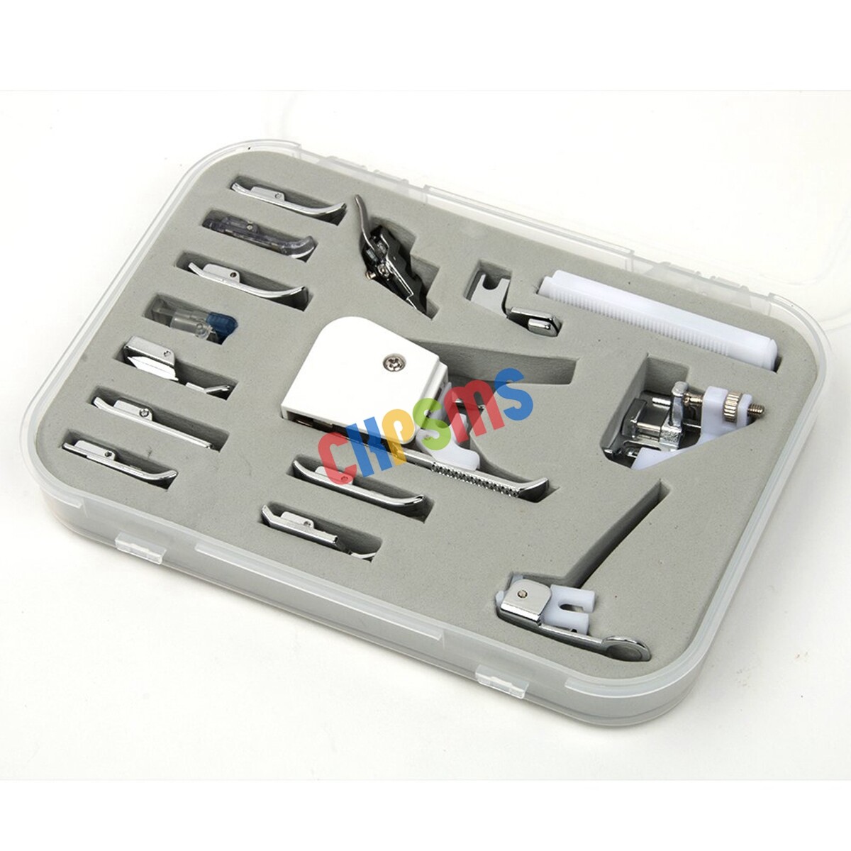 15PCS Snap-On Presser Feet Fit Singer, Brother, Janome, Elna Low Shank Sewing