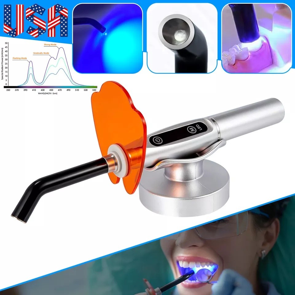 LED Lamp Device Curing Light Kit LED Curing Light Lamp US Plug Wireless Cordless