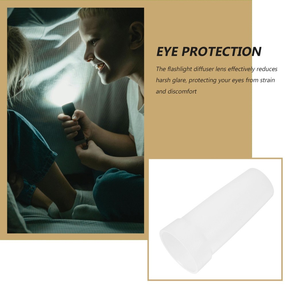Indoor Reading Light Soft Cover for Flashlight Camping Lens Attachment