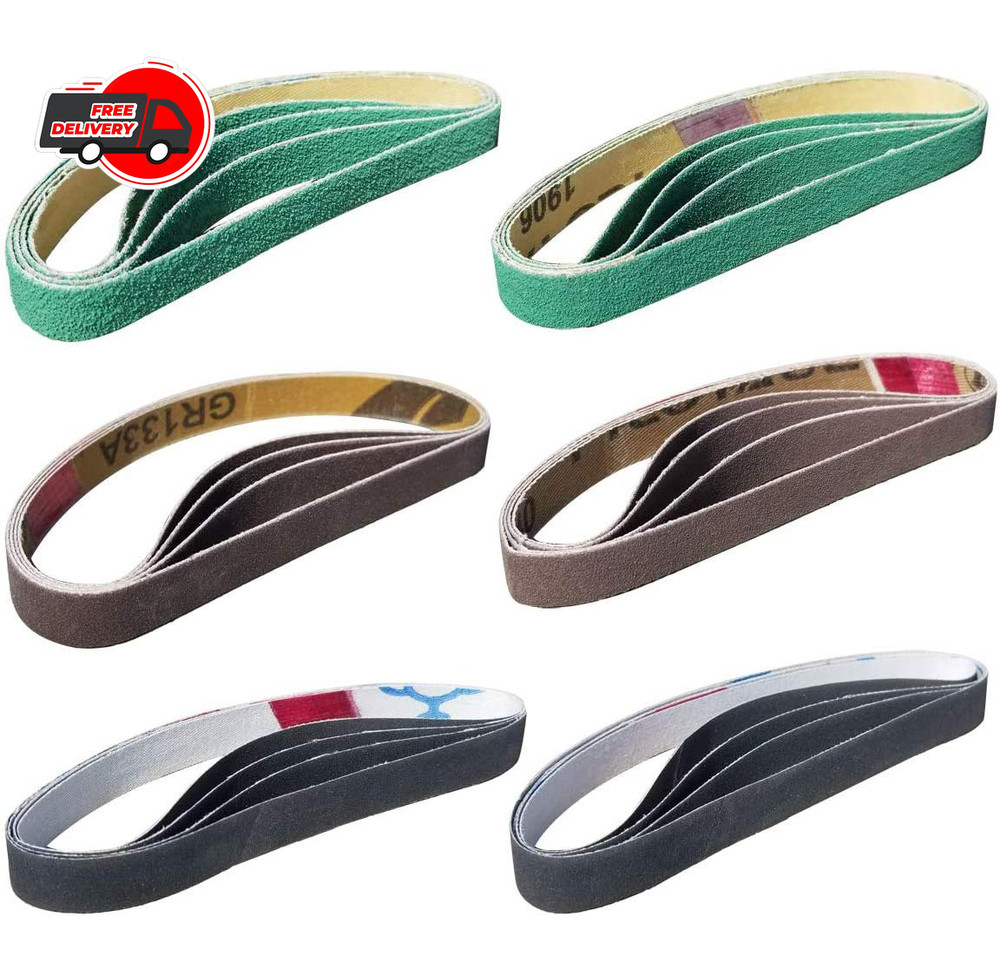 24 Pcs 1/2" x 12" Replacement Belts for Work Sharp Knife Sharpener