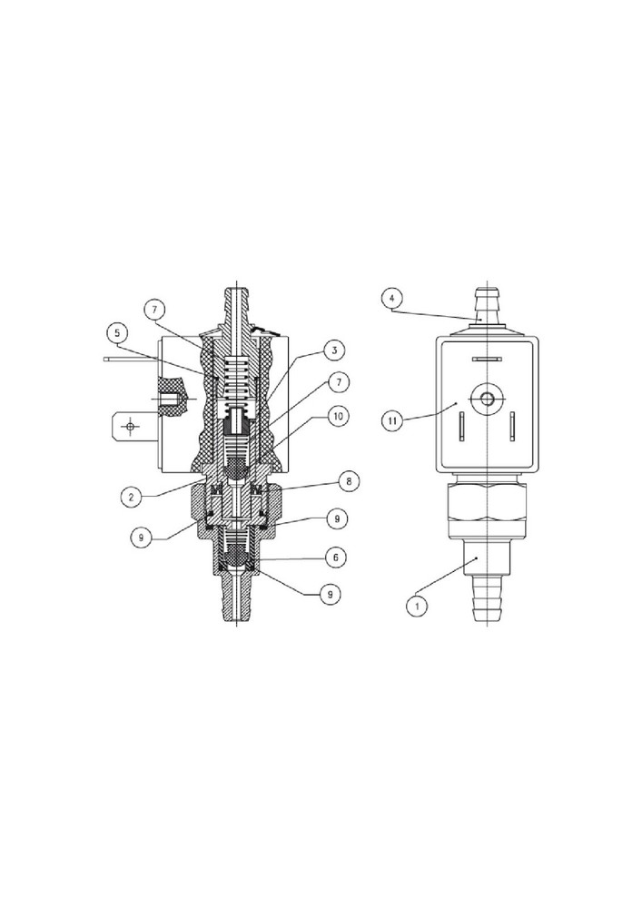 Oscillating piston pump pump OLAB 14000 24V/AC