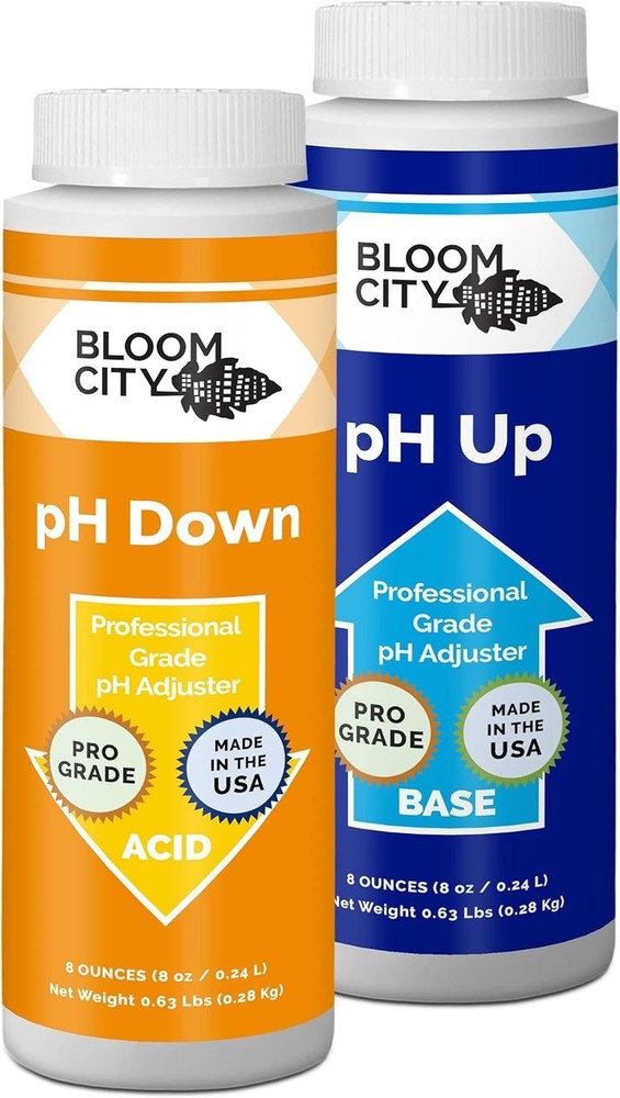 Professional Ph up + down Control Kit for Optimal Nutrient Uptake (Two 1/2 Pint