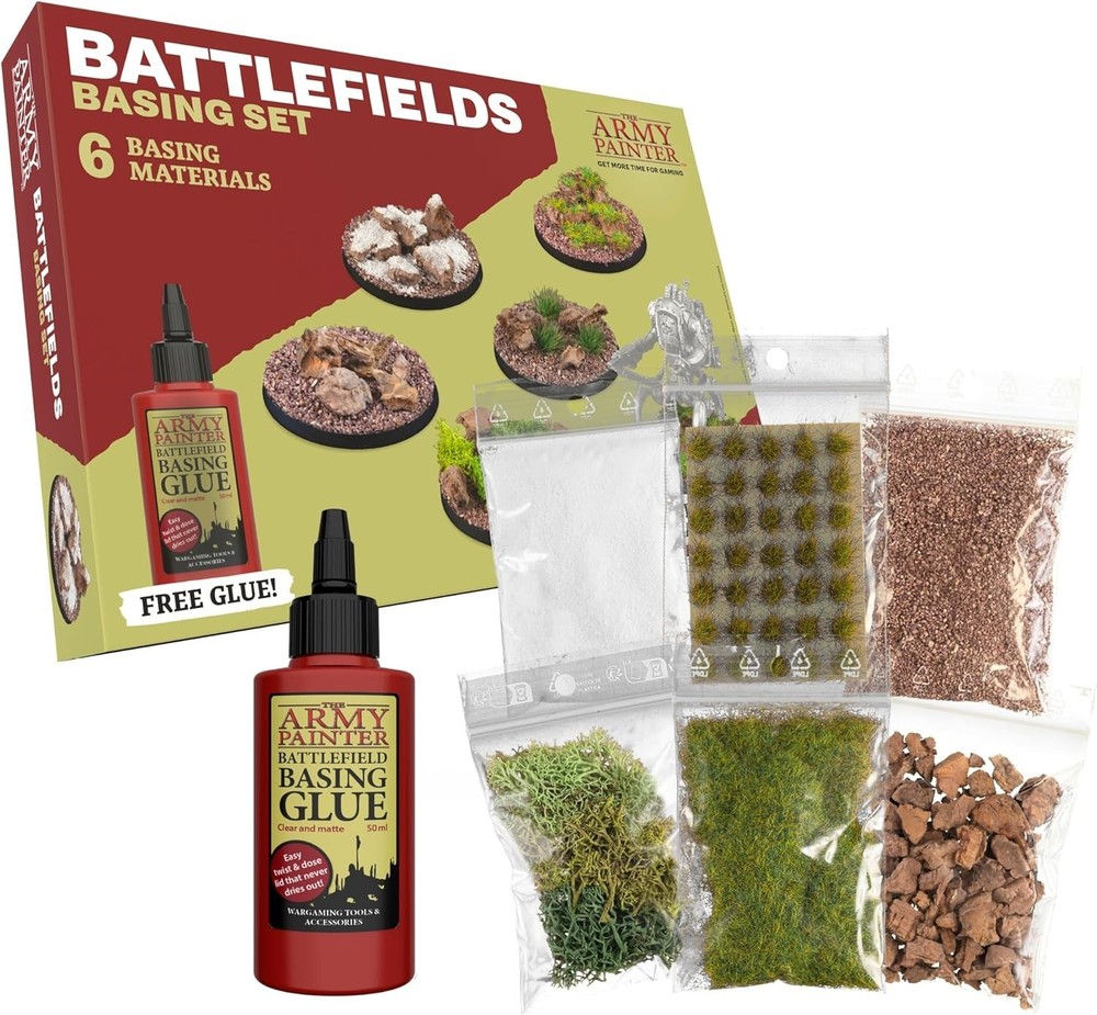 The Army Painter Battlefields Basing Set - Static Grass for Miniature Terrain