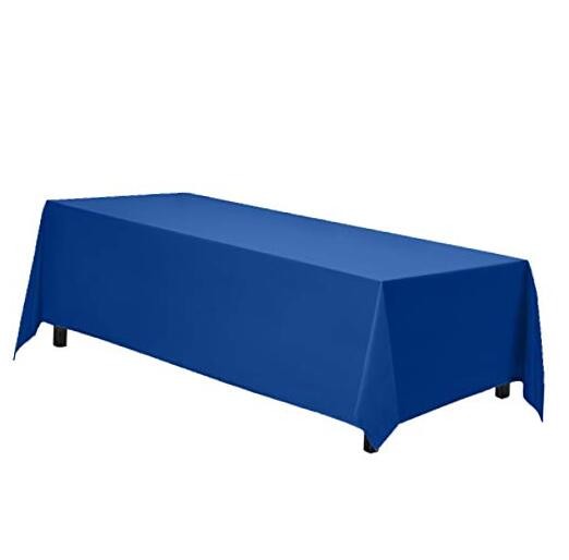 Rectangle Tablecloth - 90 x 156 Inch Table 156" x 90" (Rectangular) Royal Blue
