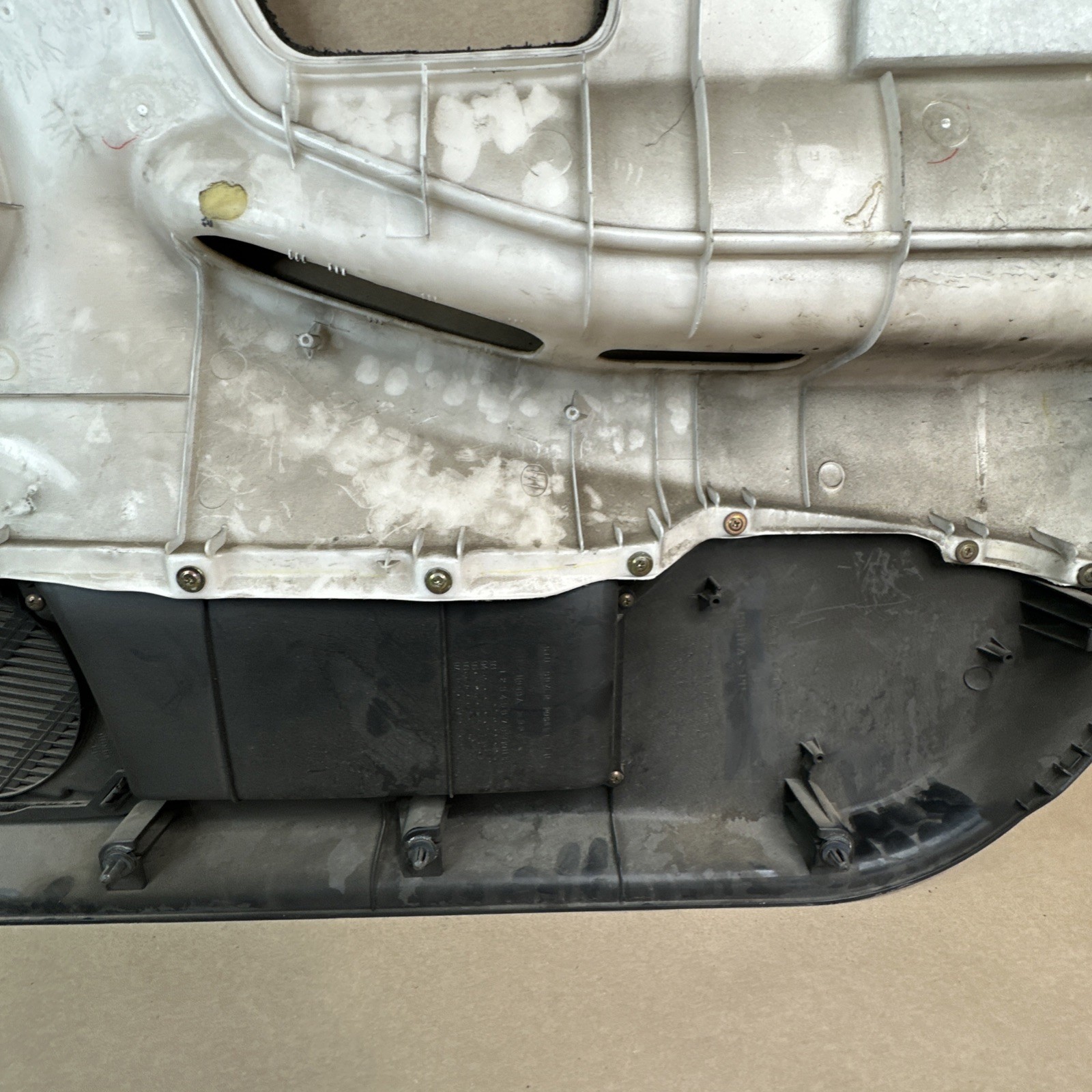 94-01 Acura Integra 4D Driver Left Door Panel Card Black Vinyl Leather OEM