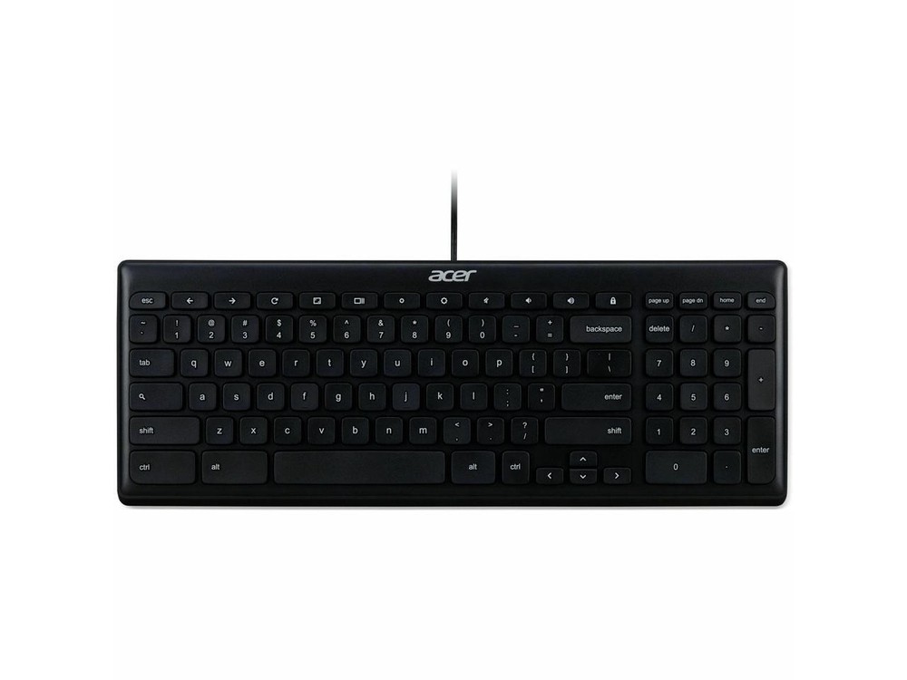 Acer AKB910 Wired USB Keyboard – Compact Design, Full-Size Keys, Chrome OS Compa