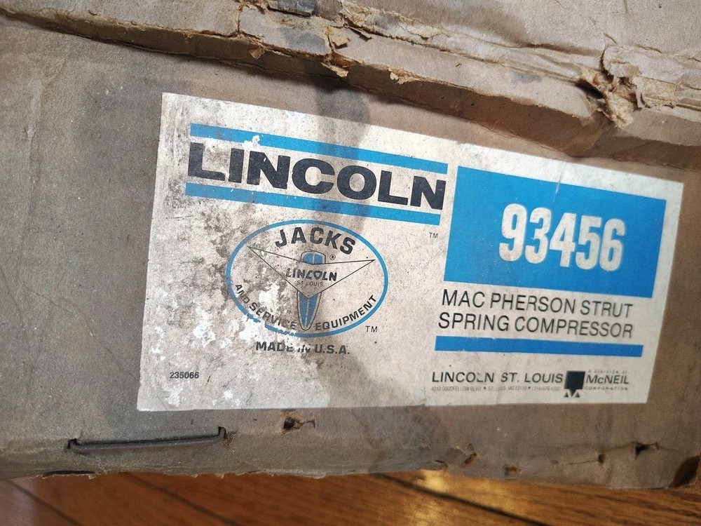 Lincoln ATD MacPherson Strut Strut Spring Compressor