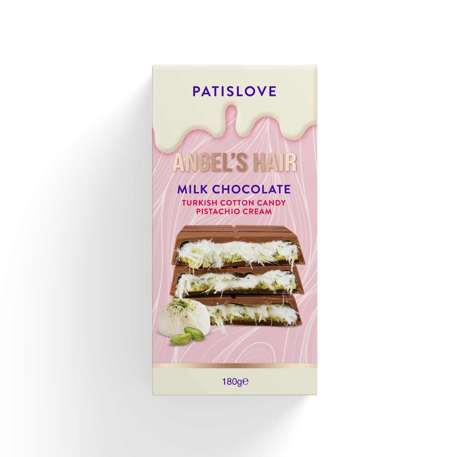 PatisLove Angel Hair Chocolate Bar – Premium Gourmet Chocolate, Dubai Style