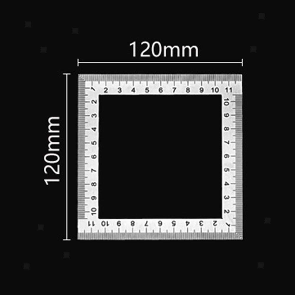 Square Ruler Geometry Measurement Ruler for Frame Work