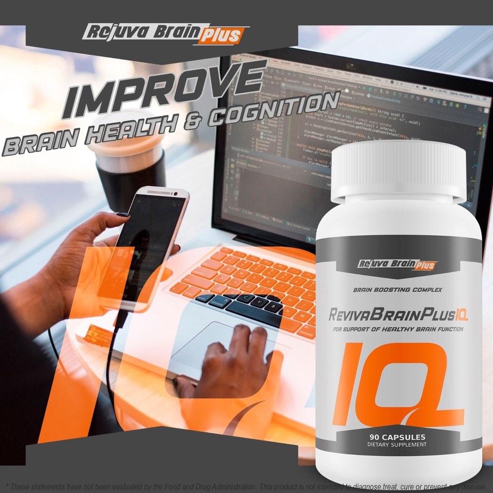 Reviva Brain Plus IQ - Support Healthy Brain Function - Brain Boosting Complex