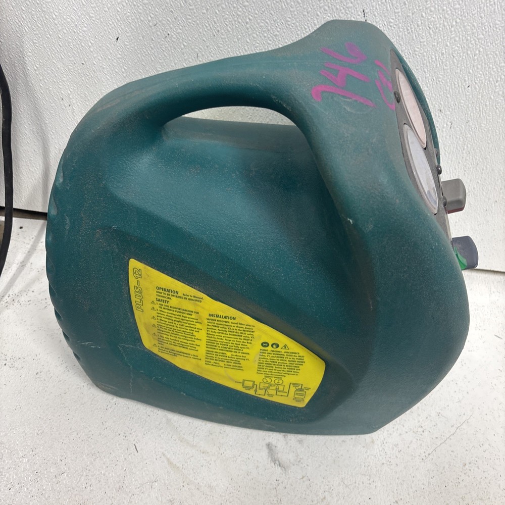 Refco Refrigerant recovery System. Model plus-12. #2S2