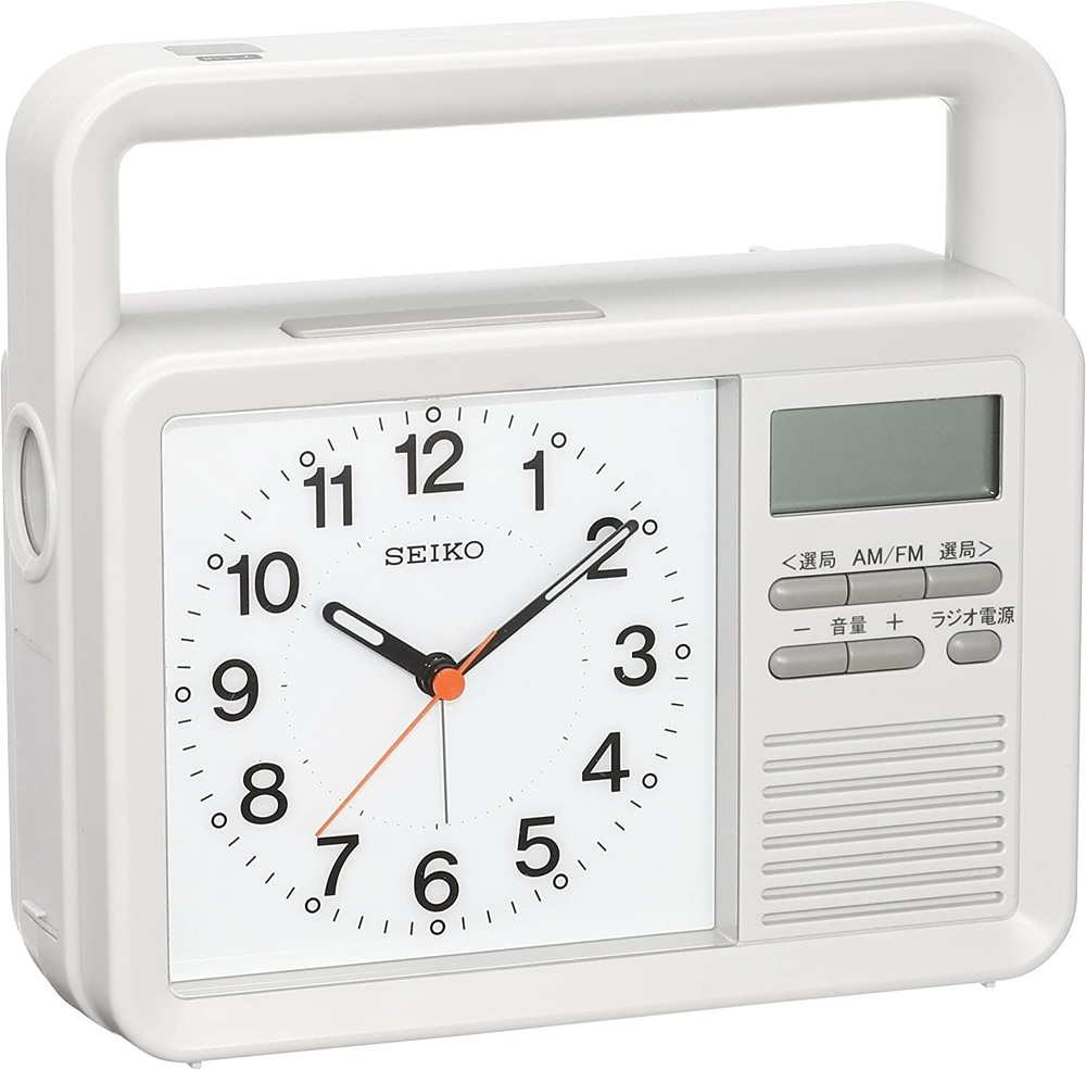 SEIKO KR885N Multi Function Disaster Prevention Alarm Clock