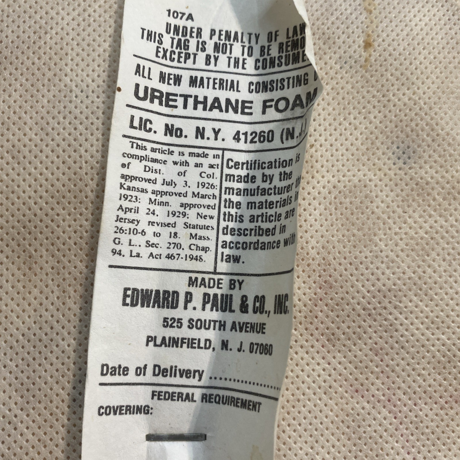 RARE EUC 1960s Hollywood Regency Gold Gilt Tassel Footstool Edward P Paul & Co